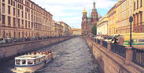 promenade sur les canaux Saint Petersbourg